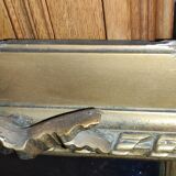 Old Large golden mirror/knot decoration 76x102cm