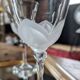 6 crystal stem glasses from Cristal d’Arques Folia – 1970s-1980s