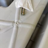 Space Age beige plastic wall shelf