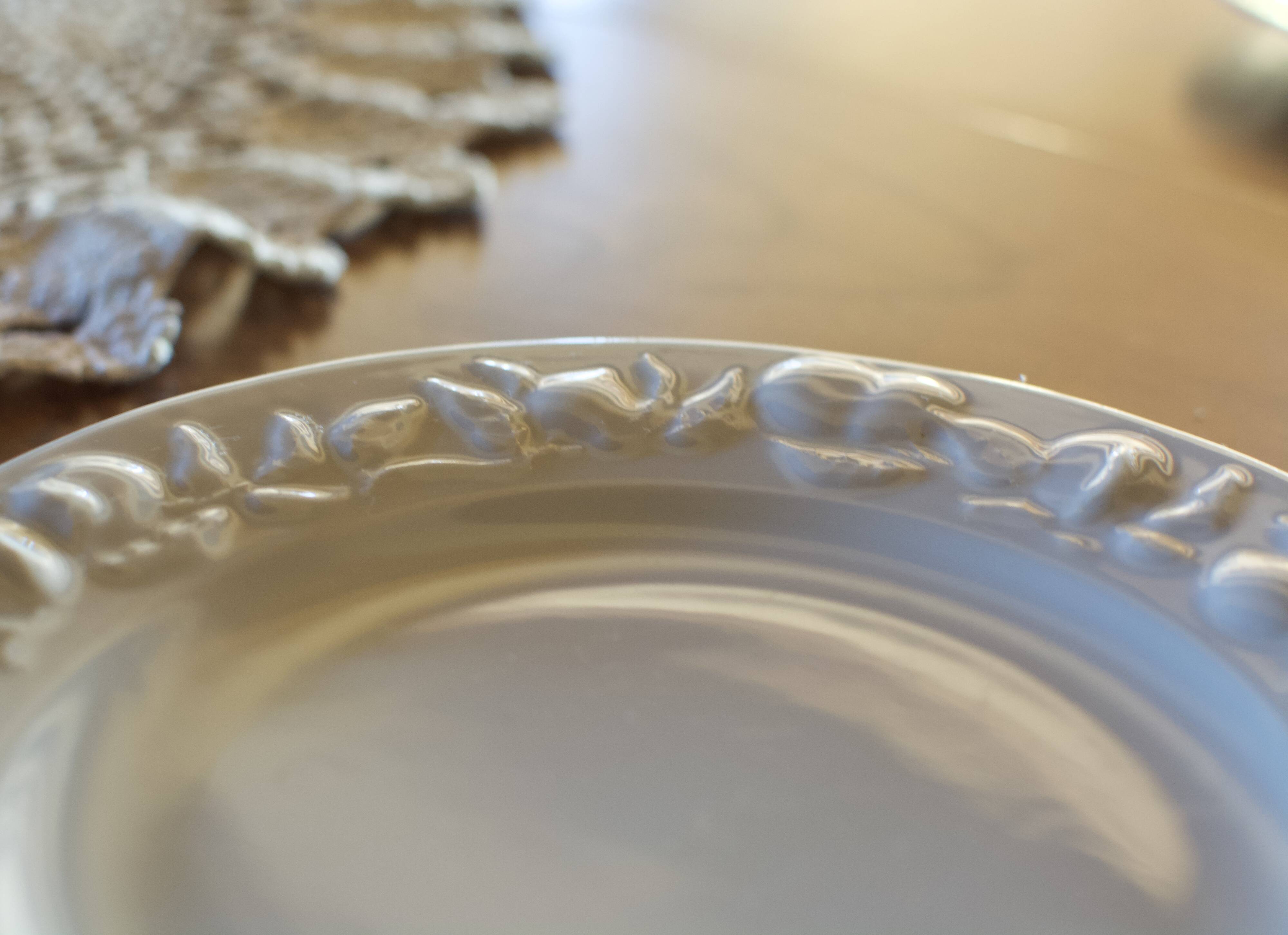 Set of 6 Royal Limoges porcelain plates