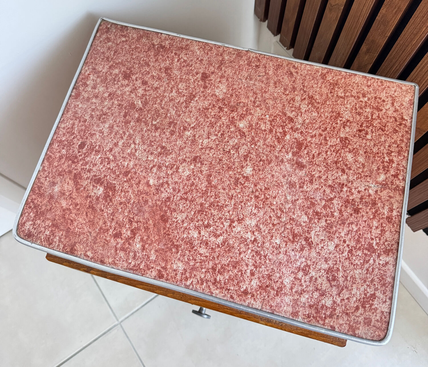 Antique vintage bedside table