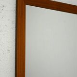 Teak framed mirror