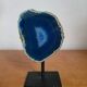 Blue Geode Agate on support