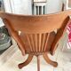 Fauteuil pivotant américain en chêne