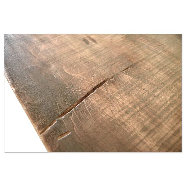 Longue table industrielle de réfectoire