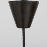 Copper orient hanging pendant lamp by jo hammerborg for fog & morup