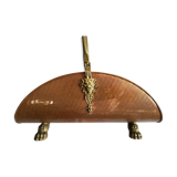 Copper log holder and laison