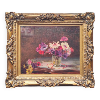 Peinture à l'huile - florale