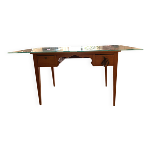 bureau ancien en merisier - plateau