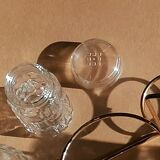 Servant salt shaker pepper golden metal