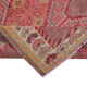 Hand-knotted rustic turkish red runner carpet 91 cm x 442 cm