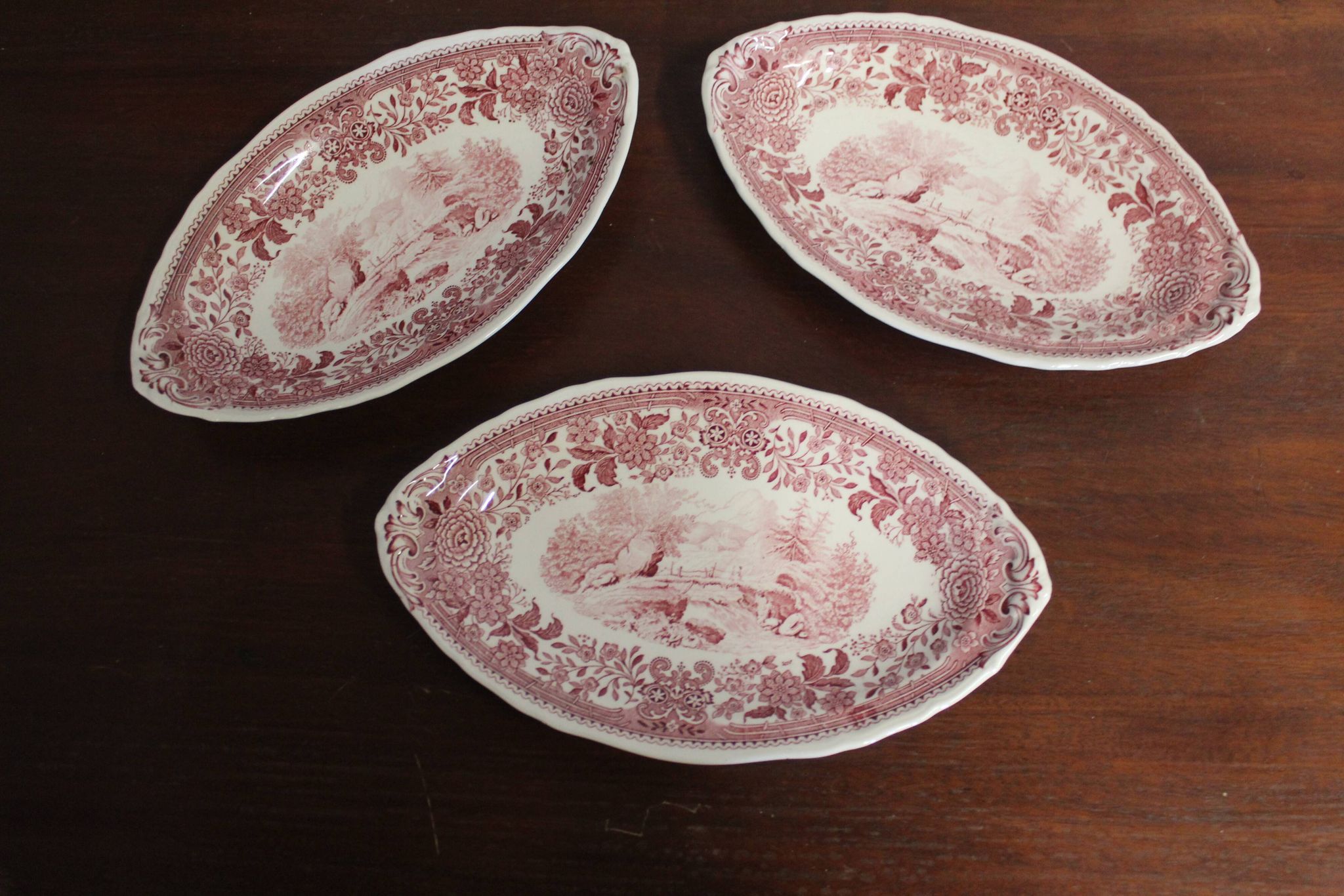 Suite de 3 Raviers rouges Burgenland Villeroy & Boch