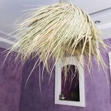 Bohemian straw pendant light 40cm - Ball, Wicker lampshade