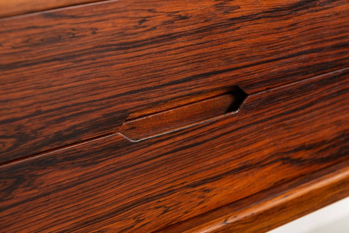 Kai Kristiansen bench and mirror rosewood Aksel Kjersgaard Denmark 1960