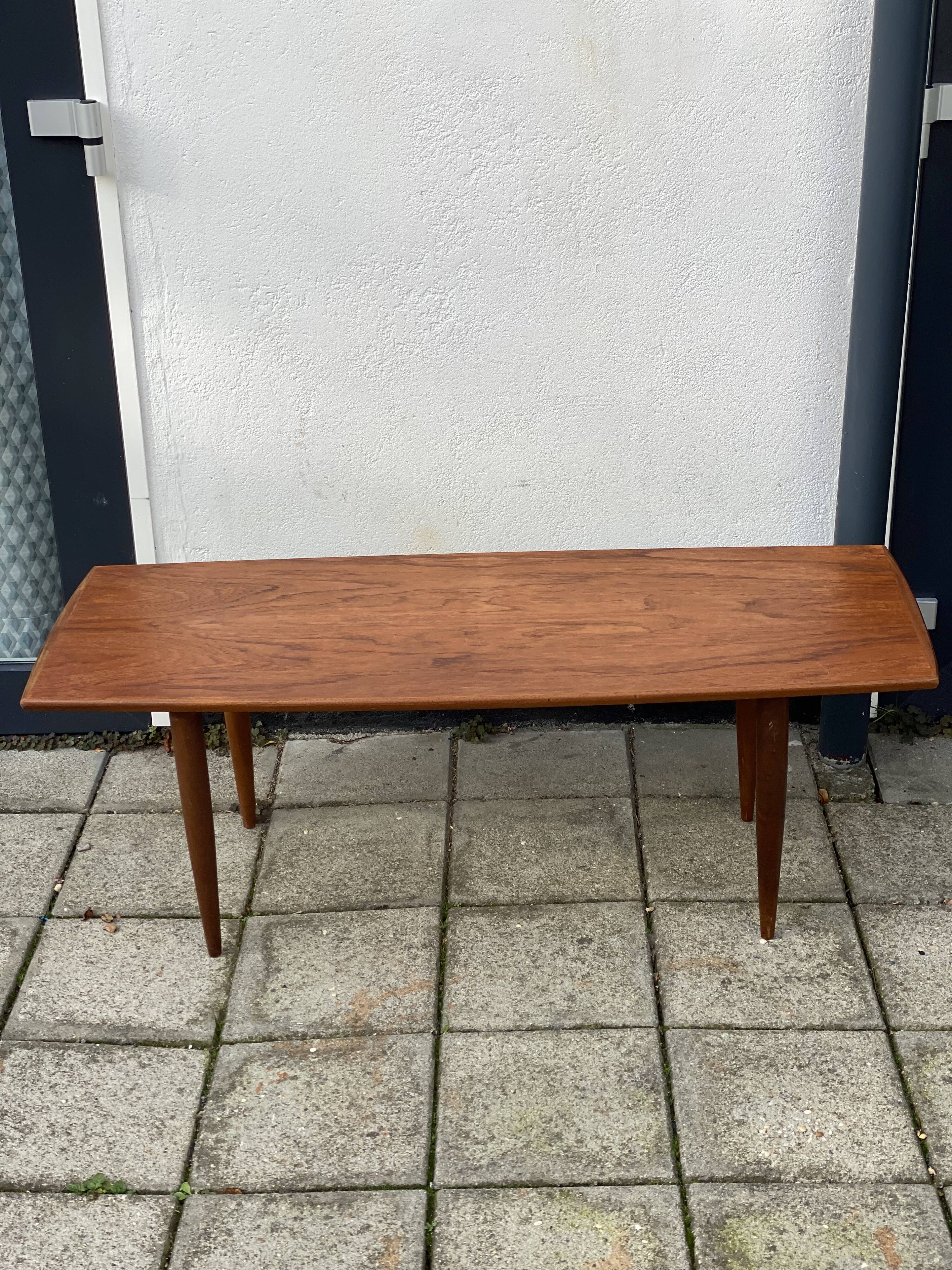 Vintage Danish Mid Century Teak Coffee Table