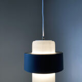 Philips suspension by Louis Kalff. Opaline and metal. 1960