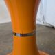 Orange Vintage Mushroom Stool “Jurček” by Meblo, 1960s – Space Age Retro