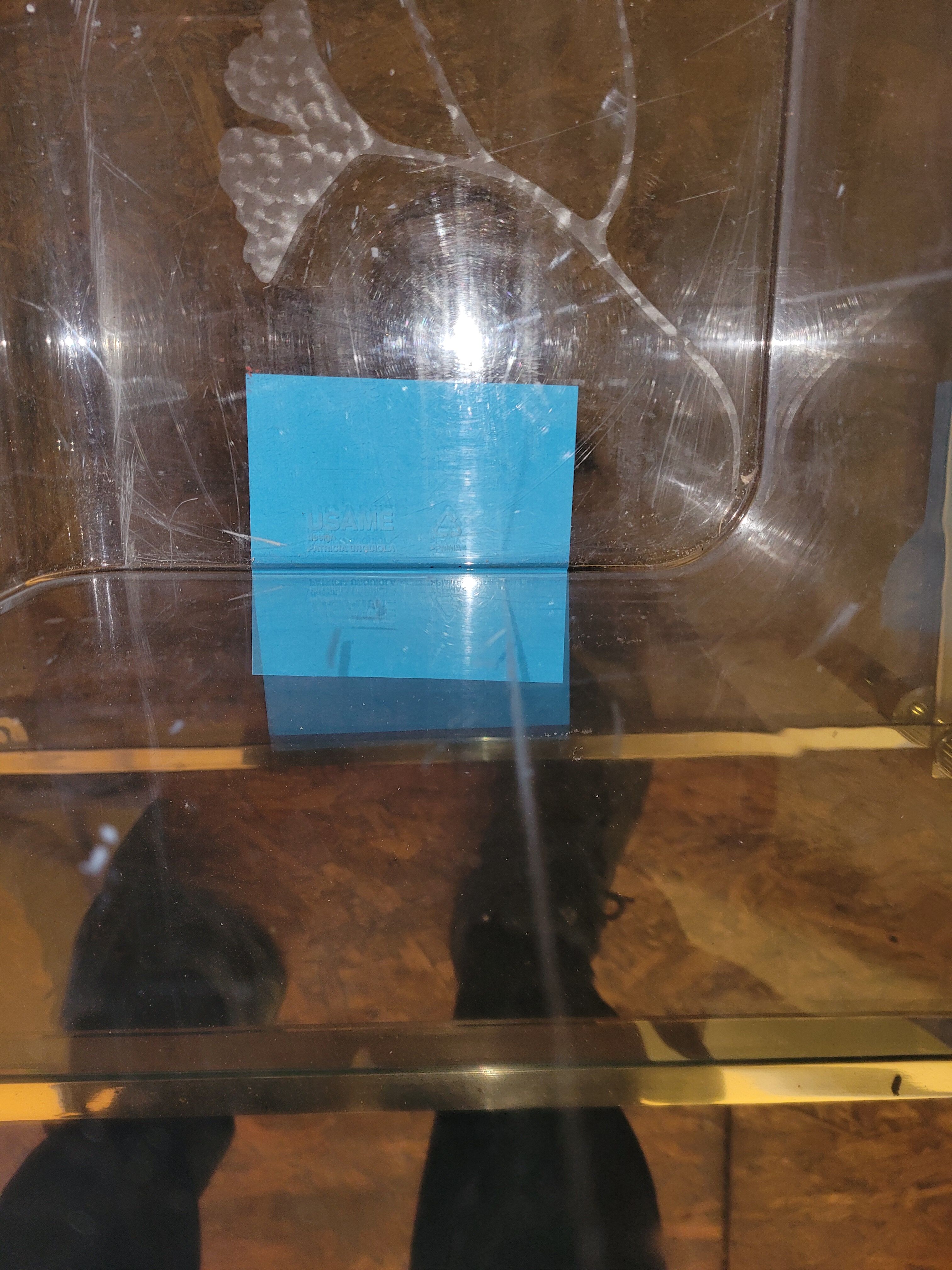 Plexiglas coffee table by Patricia Urquiola