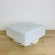 Lita 70s square opaline wall light, ceiling light