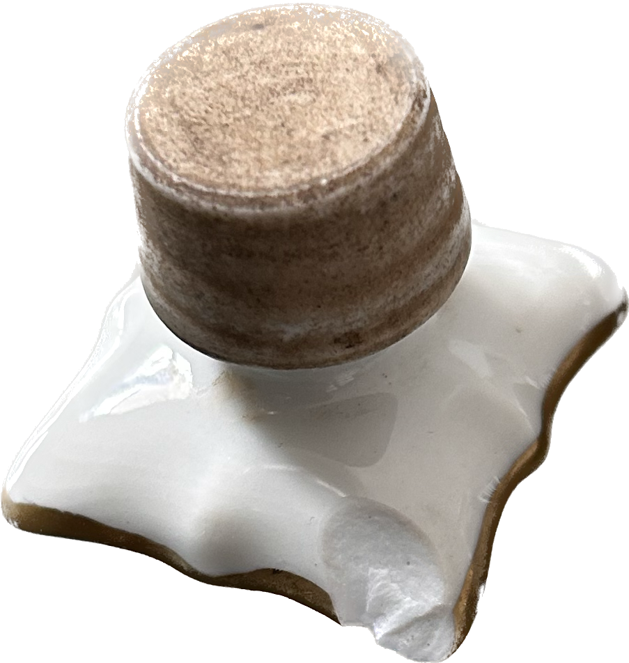 Pair of perfume vial in sèvres porcelain