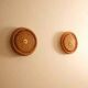 Rattan wall sconces