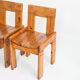 Vintage table and chairs designed by Silvio Coppola for Fratelli Montina.