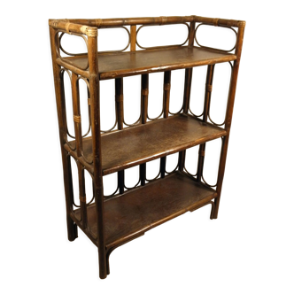 Rattan shelf