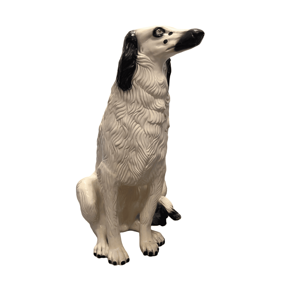 Vintage Italian Ceramic Dog Statue, 1960/70s