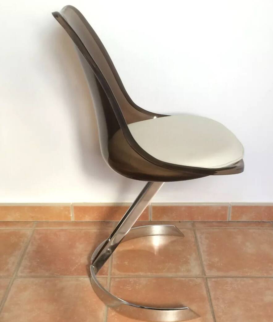 Euro Steel Furniture table and 4 chairs set 1970