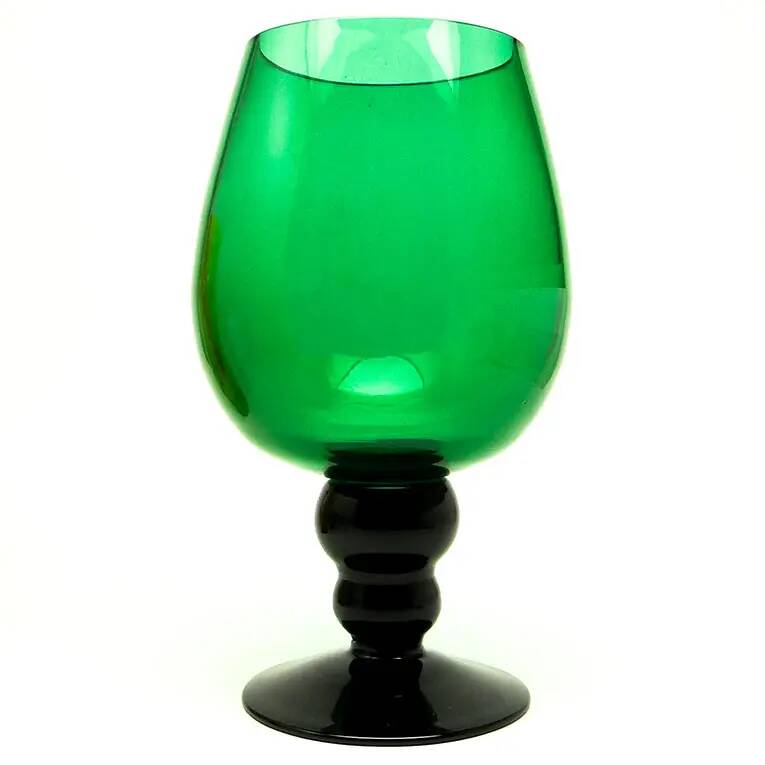 Postmodernist vase, glass, Huta Hortensja, Poland, 1960s
