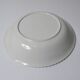 plat blanc crème en faïence
