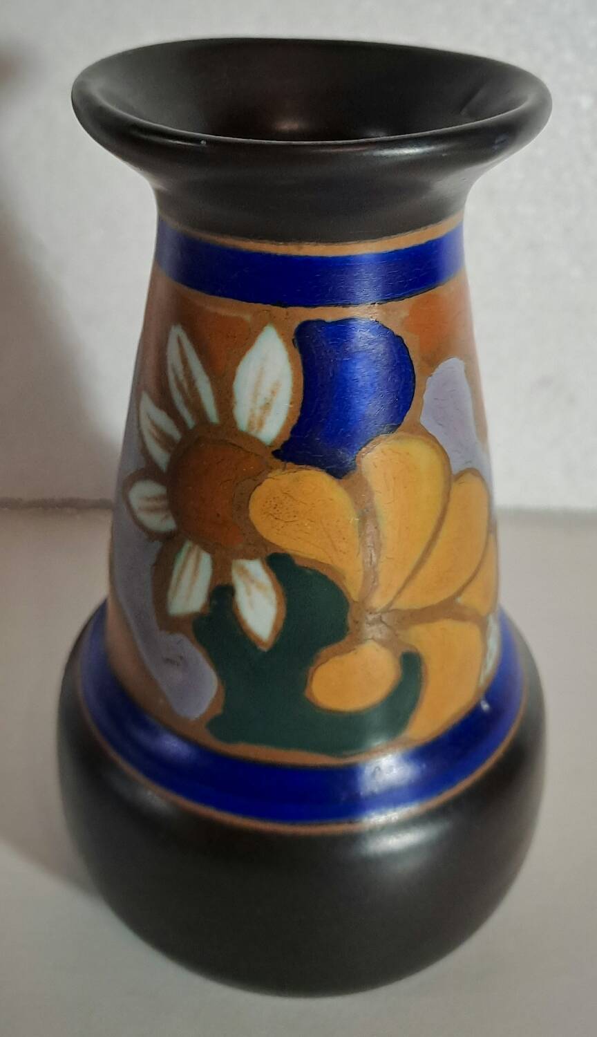 Vase en céramique Art Déco Eskaf Huizen Holland