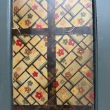 Dark green Parisian display cabinet (renovated)