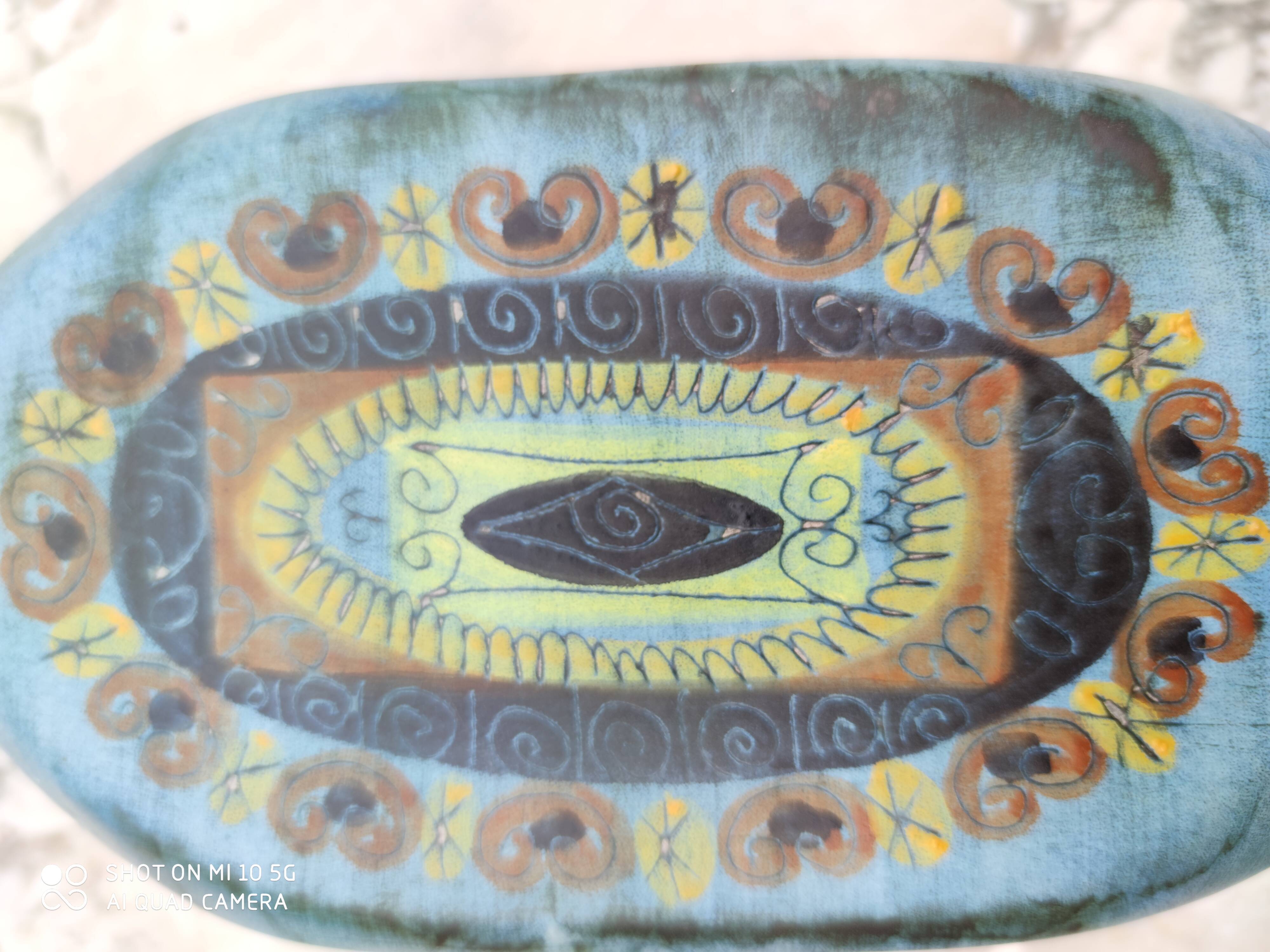 Ceramic vase by Jean de Lespinasse in 1954