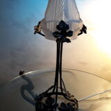 Steel lamp forged 1930