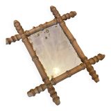 Bamboo barber mirror