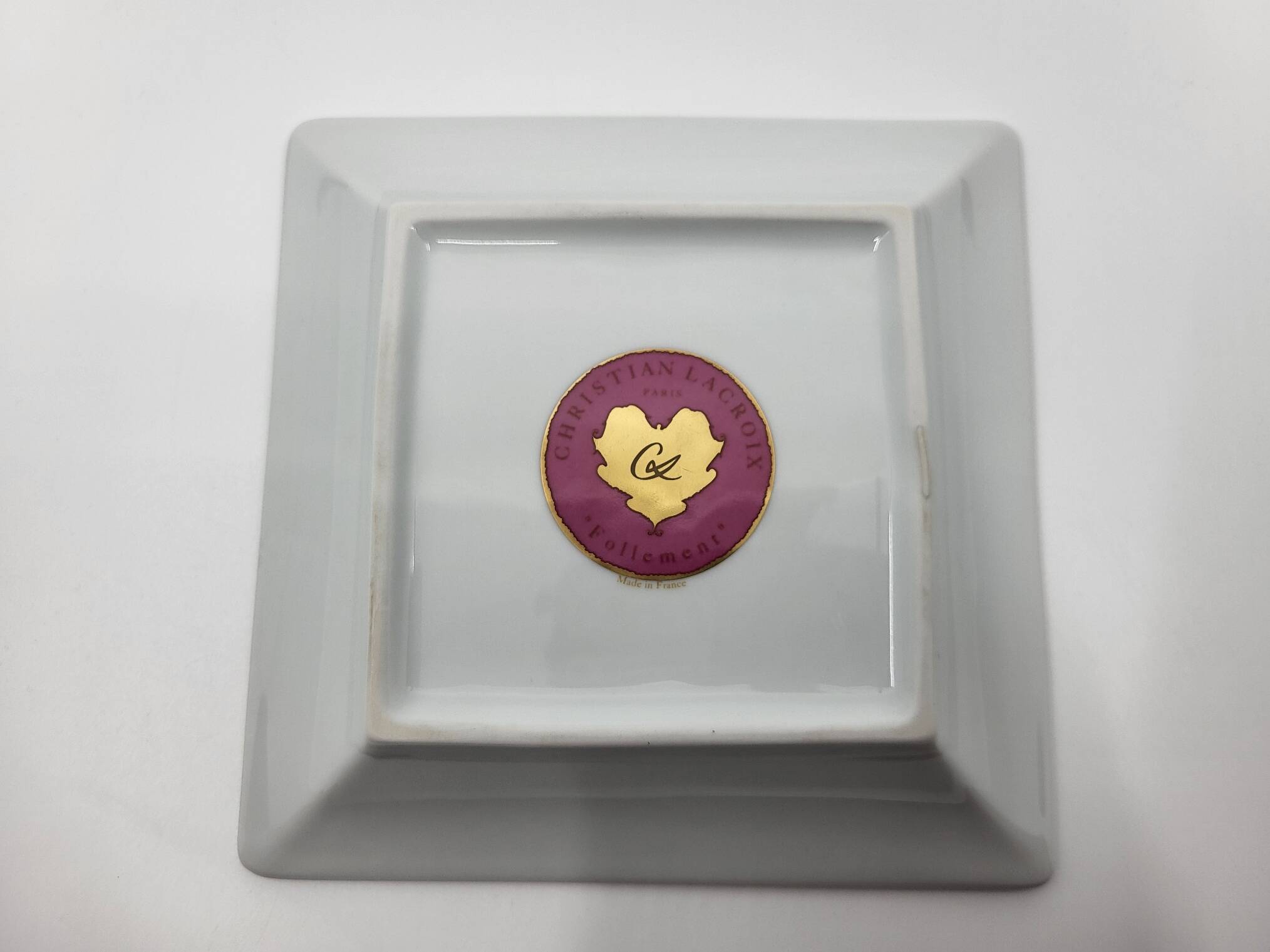 Christian lacroix porcelain pocket tray "follement" series