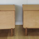 Set of 2 bedside tables from the middle of the century