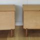 Set of 2 bedside tables from the middle of the century