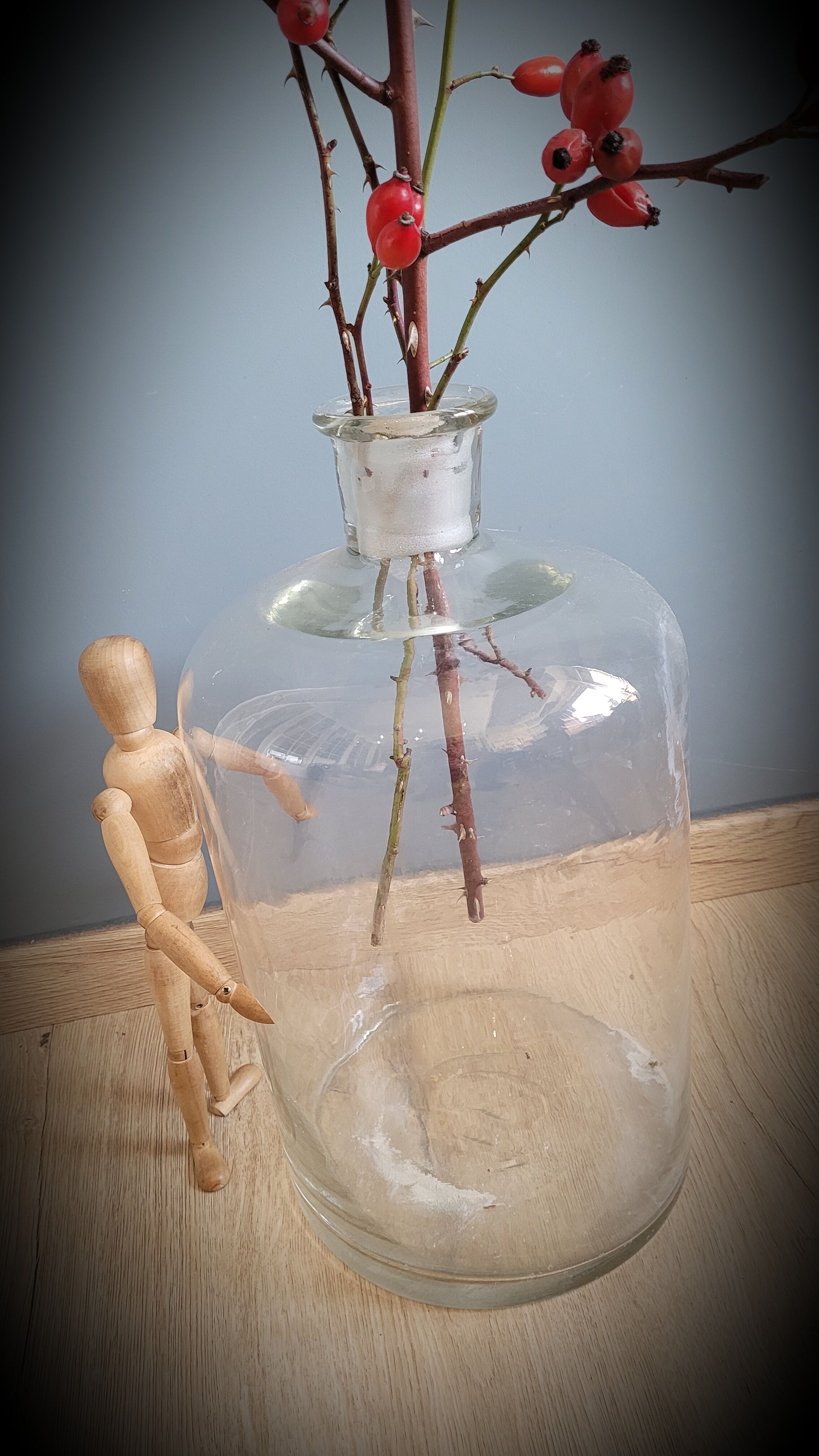 Transparent 10L apothecary bottle