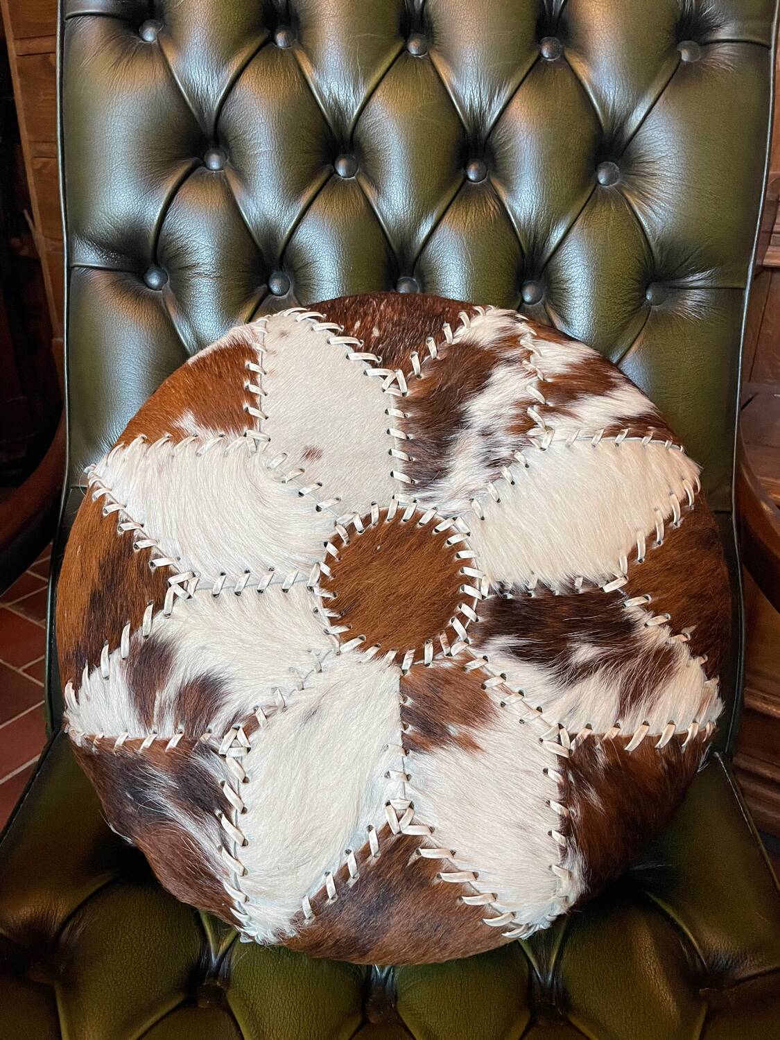 Goatskin floor cushion 1970