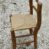 Brutalist straw chair - popular art