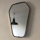 Mirror hexagonal vintage 1960 49x33cm