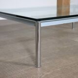 Cassina LC10 Coffee Table By Le Corbusier, Italy 1980s