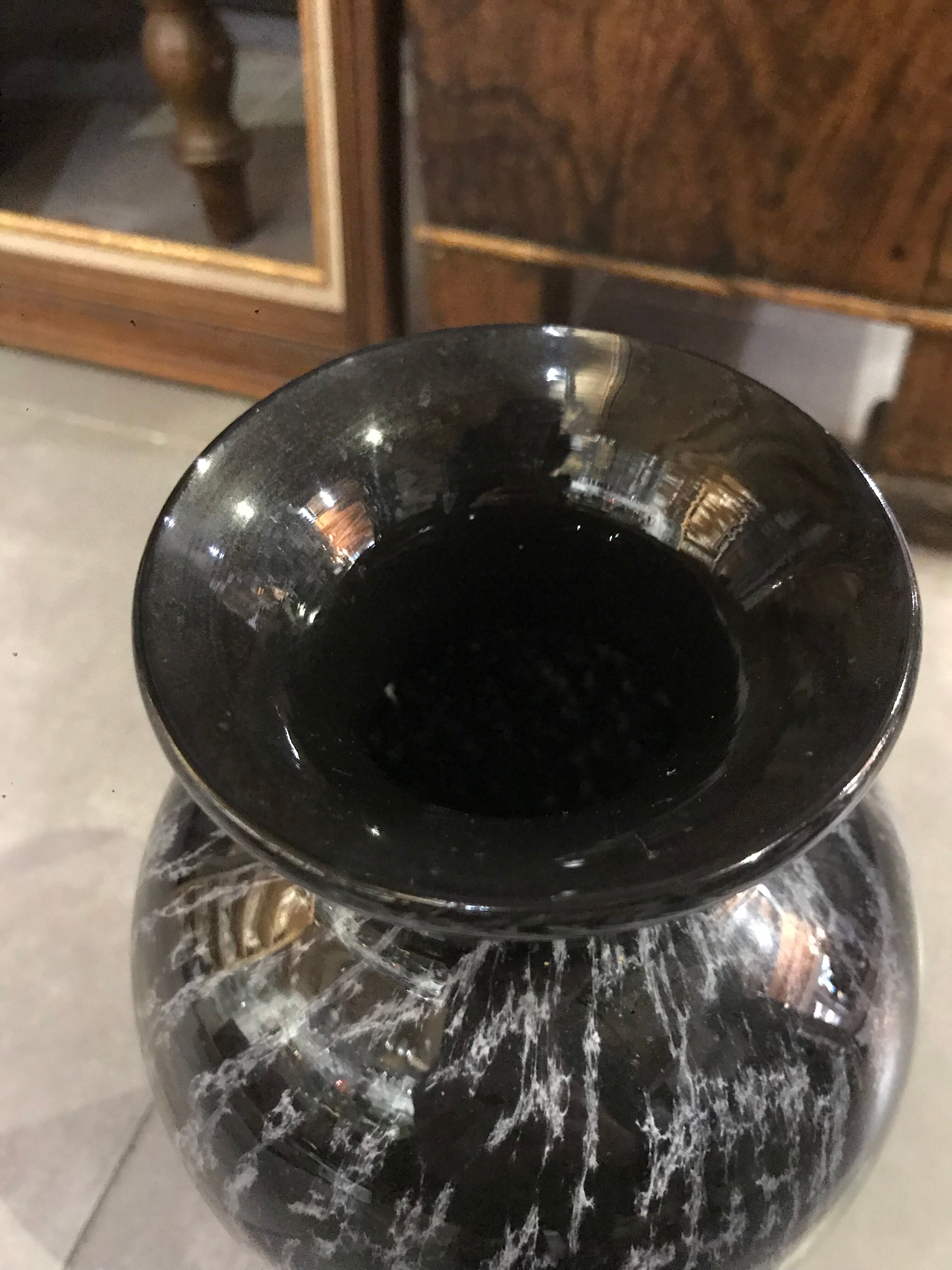 Blown glass vase