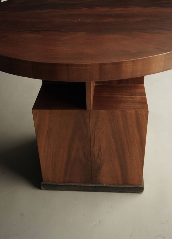 Table basse ou table d'appoint Art Déco géométrique, années 1930