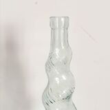 Duo de carafes en verre Empoli vintage