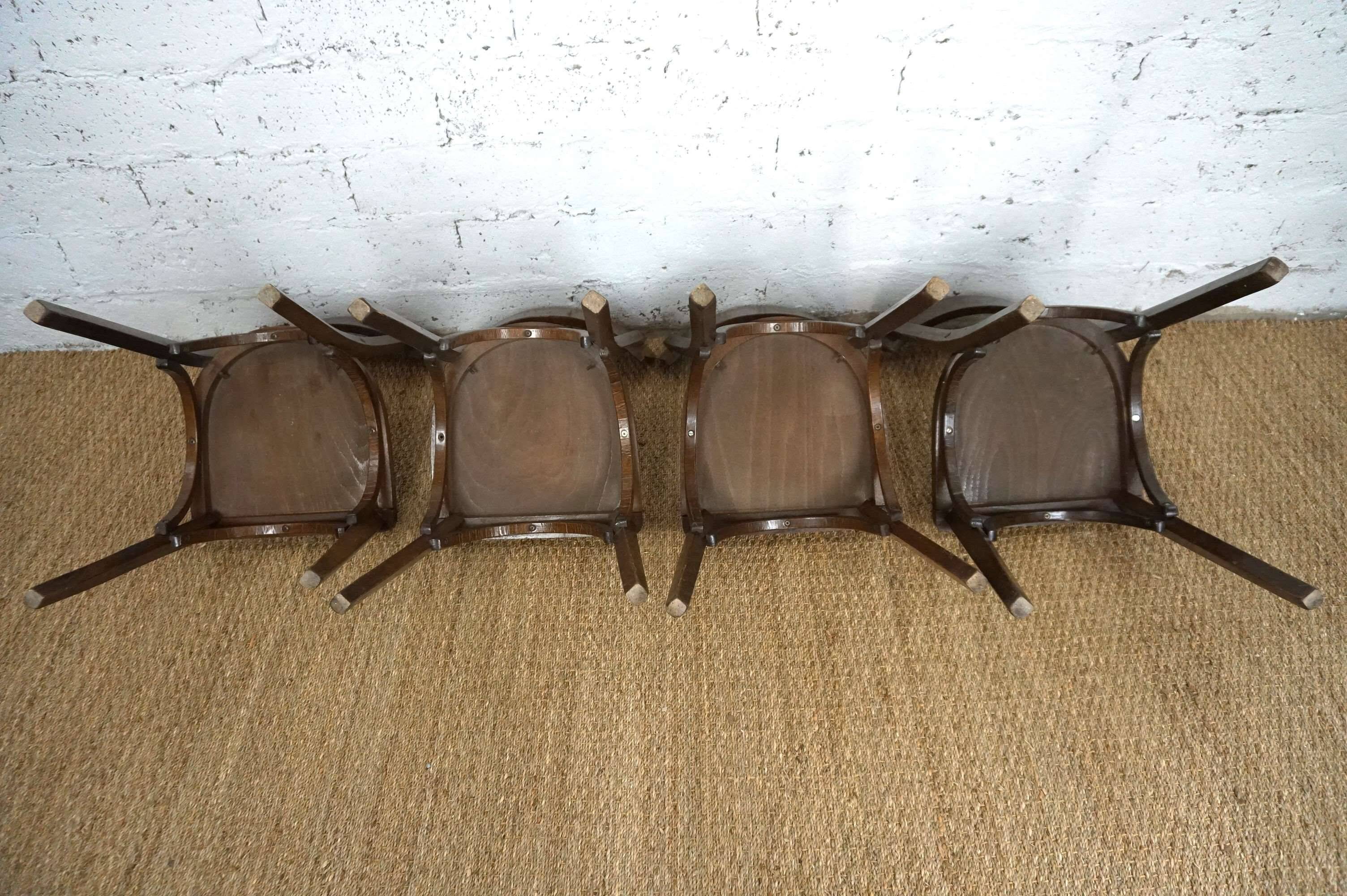 4 vintage bistro chairs