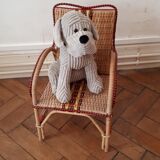 Rattan armchair for children
