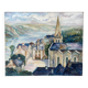 Oil on canvas Belle Ile en mer - Sauzon signed